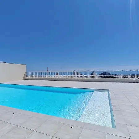 Bel Air Rooftop Pool Seaview Daire Villeneuve-Loubet